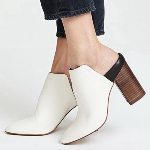 DOLCE VITA Leather Slip On Mule Women’s Size 7.5 Off White - Picture 11 of 14